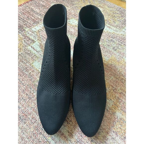 Eileen Fisher Purl Recycled Stretch Knit Bootie - Picture 2 of 4